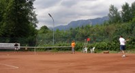 Tennis beim Parkcafé Reichenau.