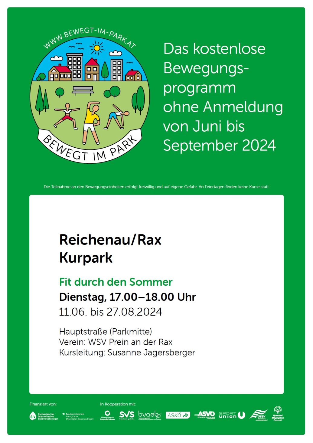 Foto zur Veranstaltung "Bewegt im Park" - Fit durch den Sommer auch in Reichenau
